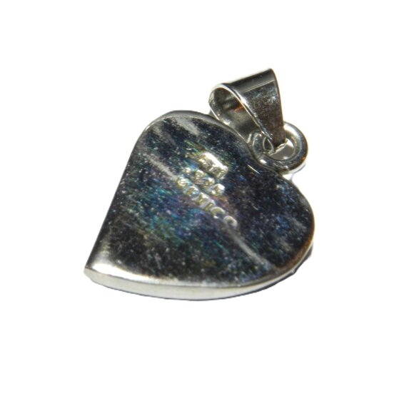 ATI Red Jasper Sterling Silver Mexico Earrings And Heart Shape Pendant Very Rare - Picture 7 of 10